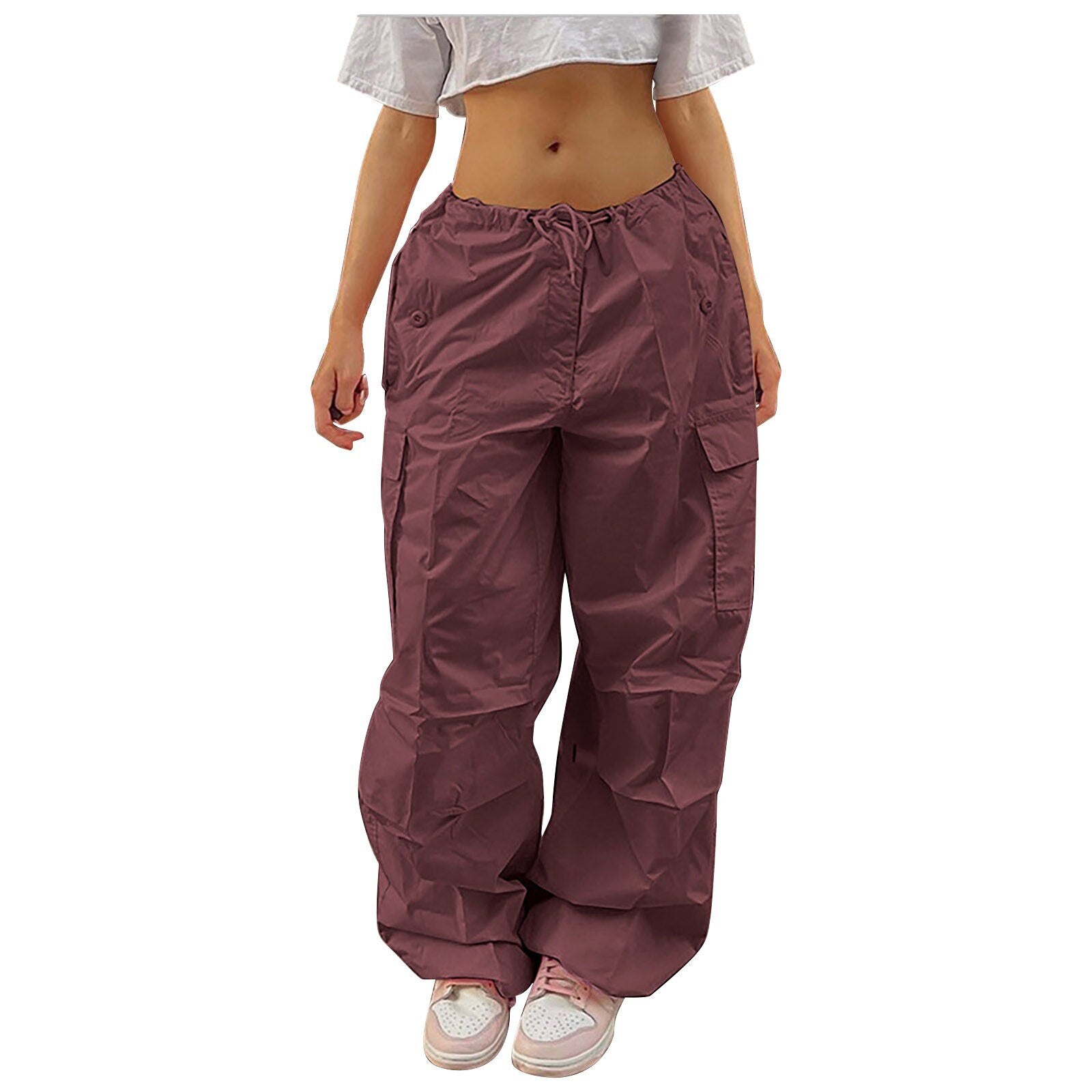 Straight Wide Leg Loose Trousers Cargo Pants InsStreet