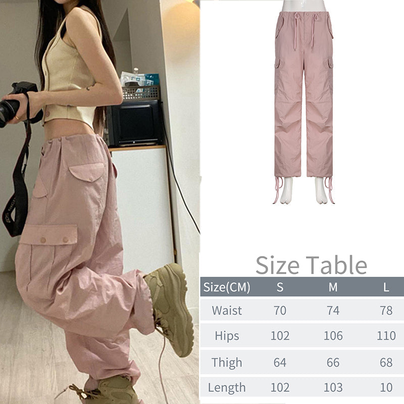 Y2K Baggy Streetwear Fairycore Cargo Pants InsStreet