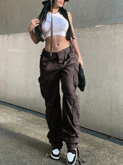 Y2K Baggy Streetwear Fairycore Cargo Pants InsStreet