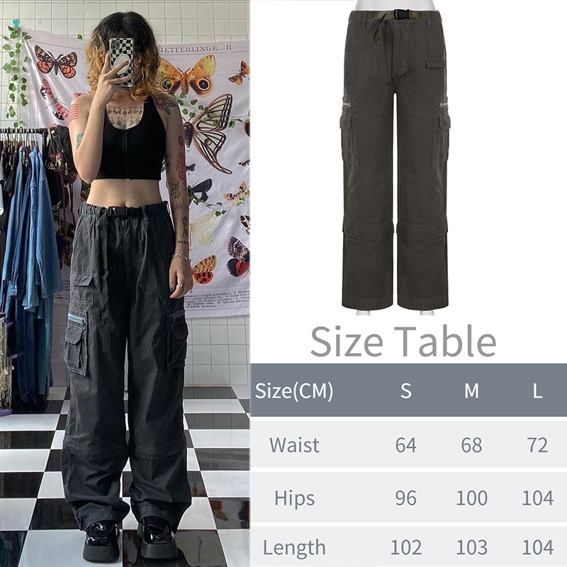 Y2K Baggy Streetwear Fairycore Cargo Pants InsStreet