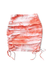 Smocked Tie Dye Skirt InsStreet