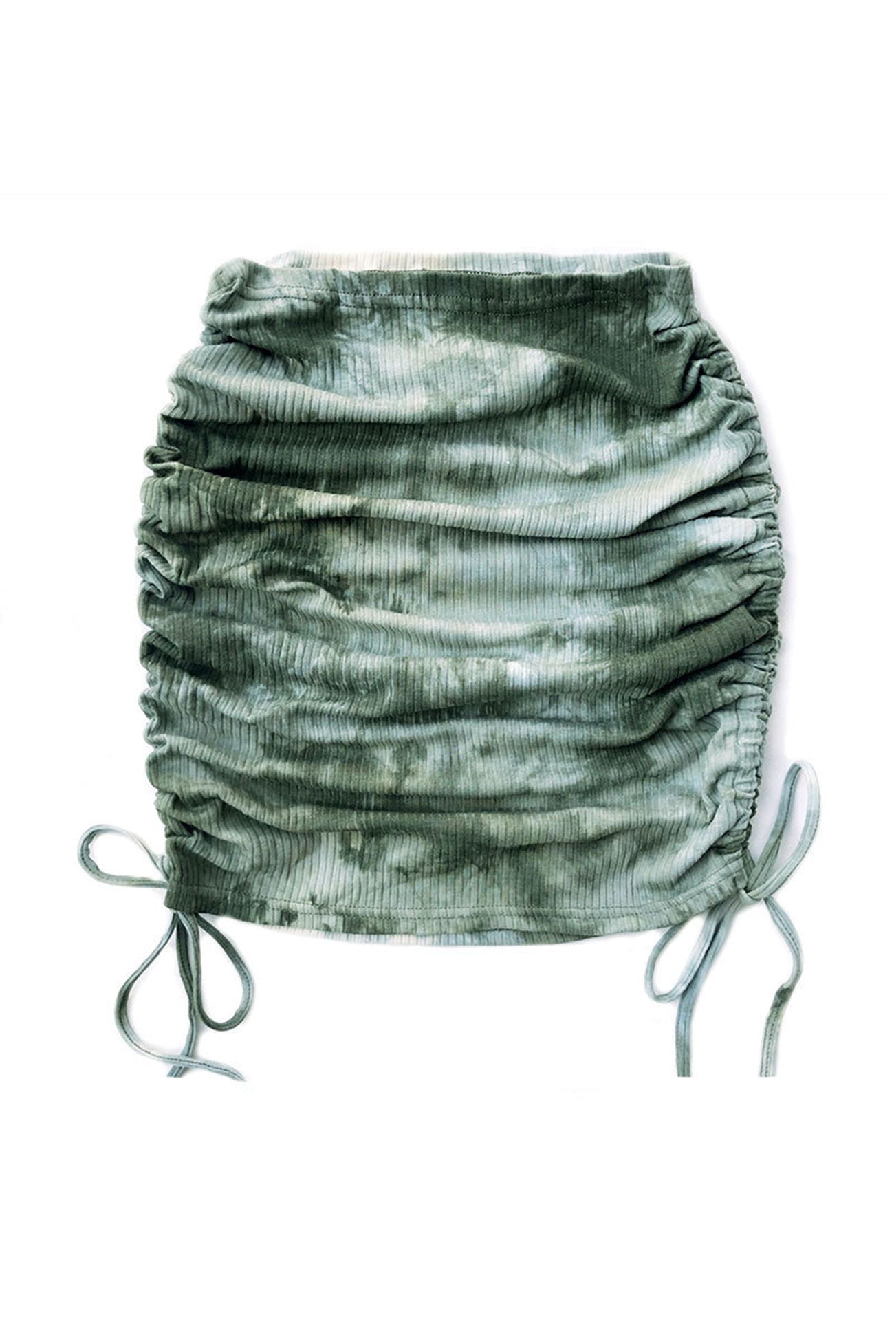 Smocked Tie Dye Skirt InsStreet