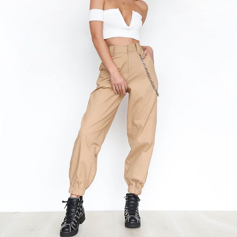 Chain Loose Pants Hip Pop Trousers Streetwear InsStreet