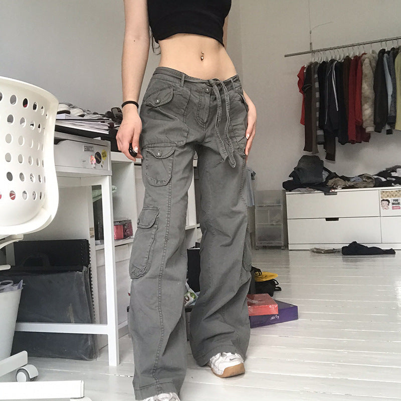 Long Straight Casual Cargo Pants InsStreet