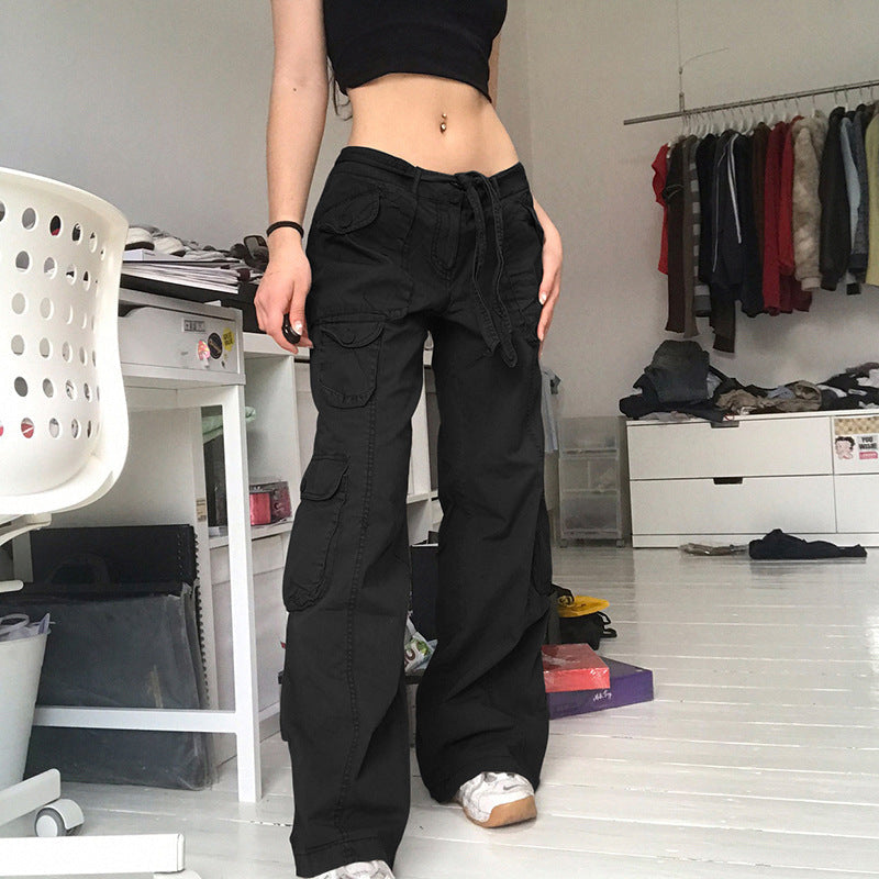 Long Straight Casual Cargo Pants InsStreet