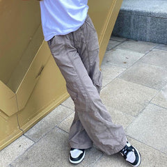 Long Straight Casual Cargo Pants InsStreet