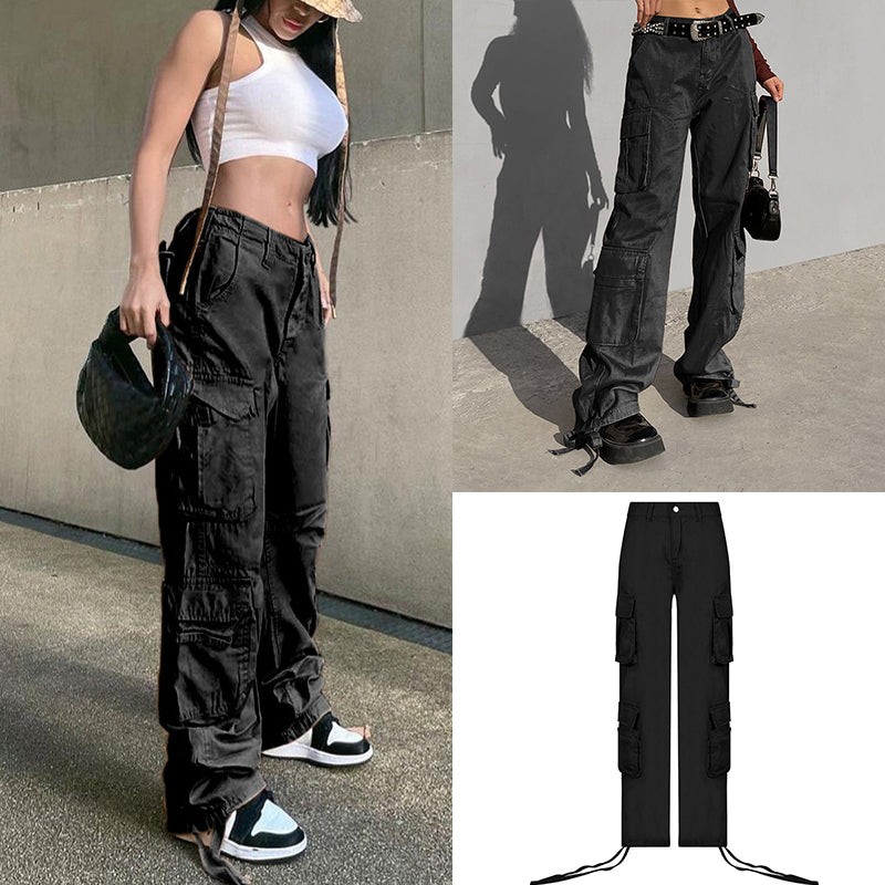 Long Straight Casual Cargo Pants InsStreet