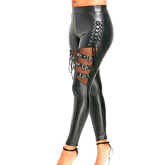 PU Leather Skinny Slim Trouser InsStreet