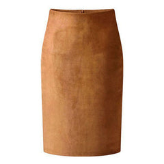 Solid Color Pencil Skirt InsStreet