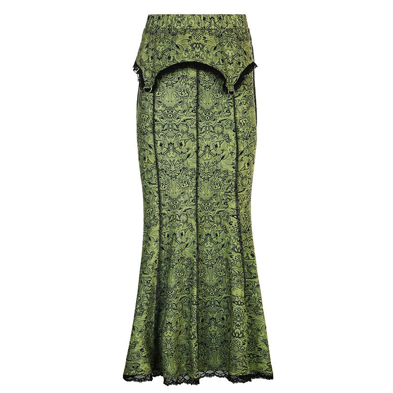 Vintage Long Floral Maxi Skirt InsStreet