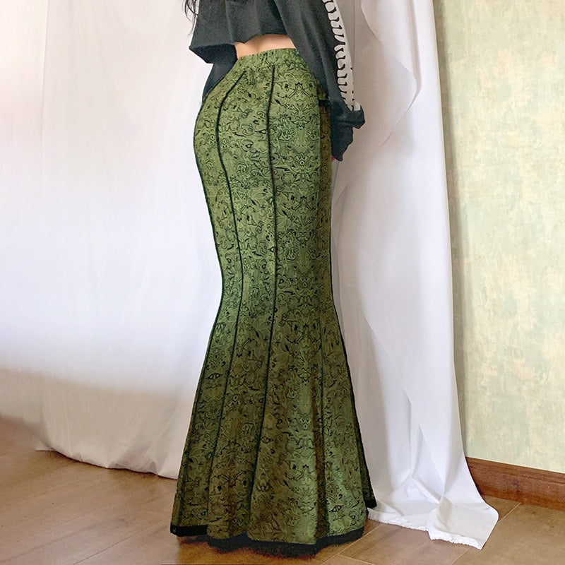 Vintage Long Floral Maxi Skirt InsStreet