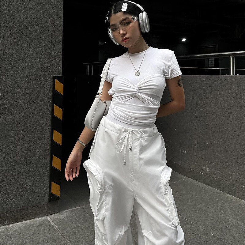 Hiphop Pockets Sweatpants Vintage Spice Girls InsStreet