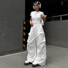 Hiphop Pockets Sweatpants Vintage Spice Girls InsStreet