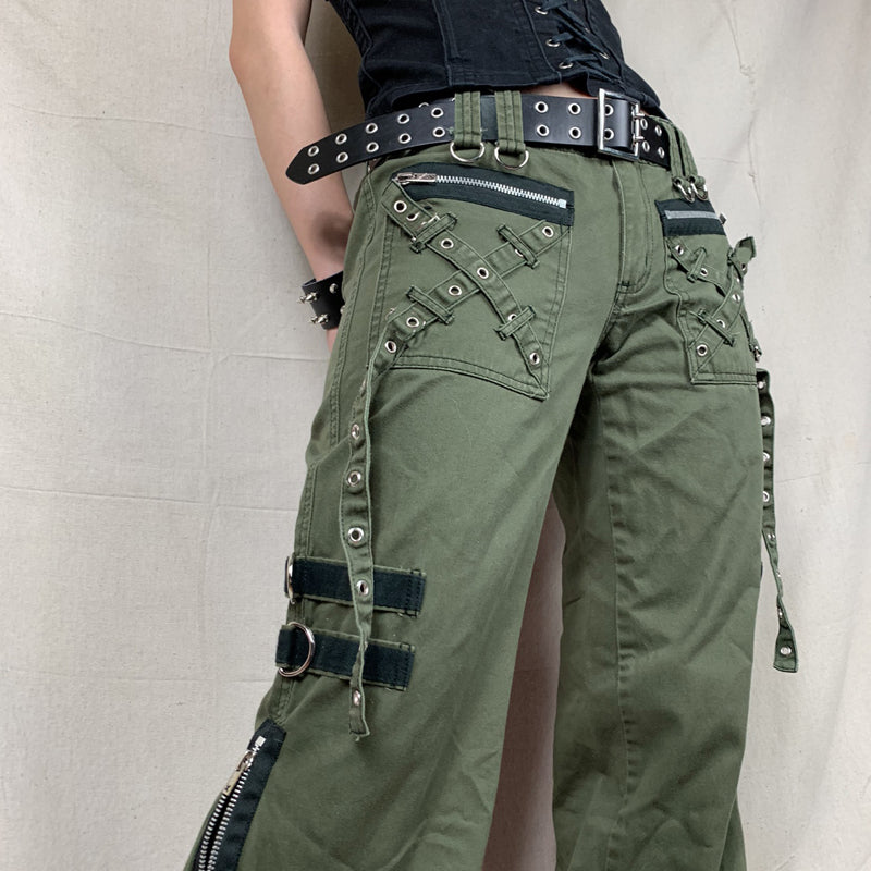 Gothic Punk Baggy Vintage Trousers InsStreet