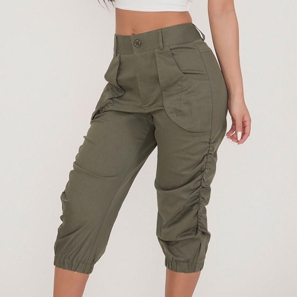 Relaxed-fit Cargo Capri Pant InsStreet