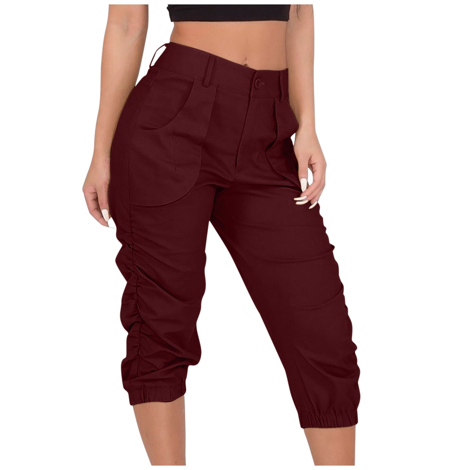 Relaxed-fit Cargo Capri Pant InsStreet