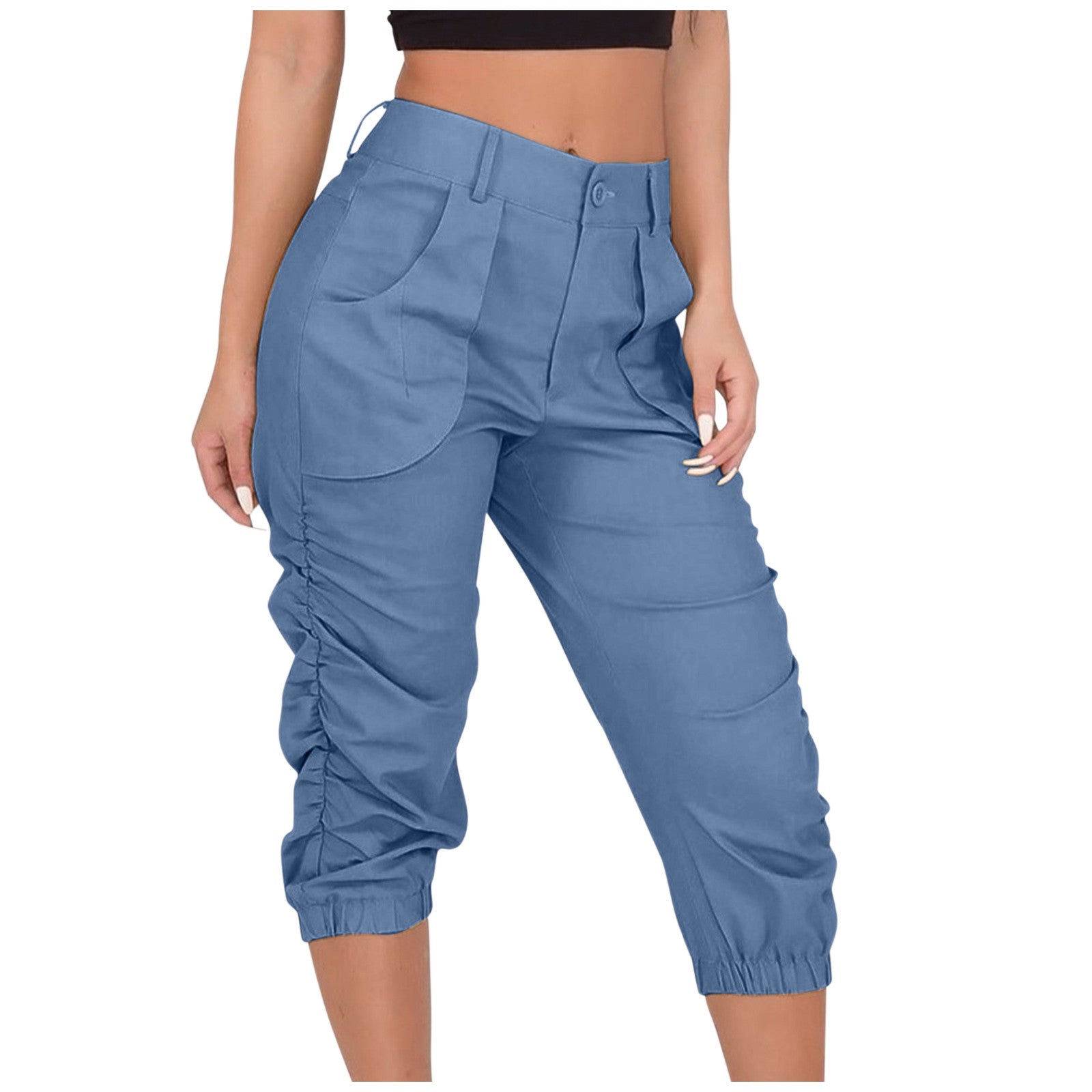 Relaxed-fit Cargo Capri Pant InsStreet