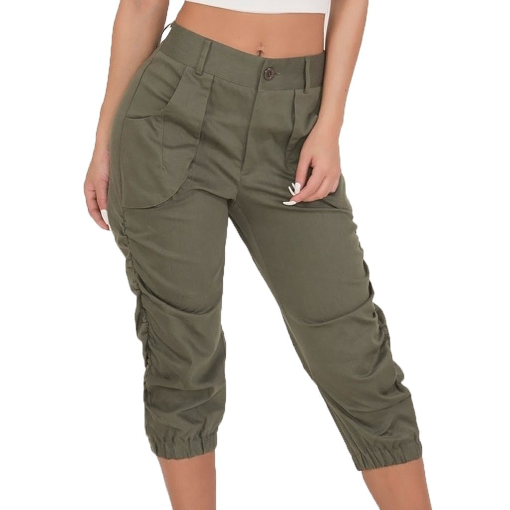 Relaxed-fit Cargo Capri Pant InsStreet