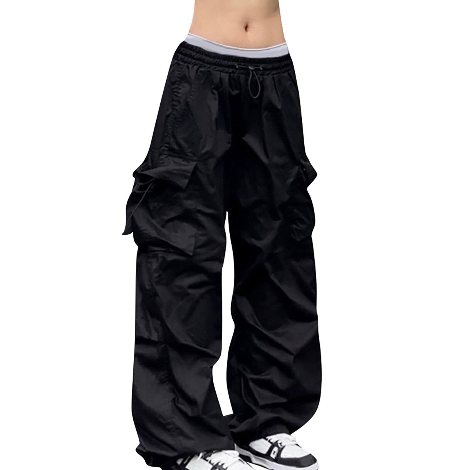 Drawstring Pocket Tech Joggers Trousers Pantalon InsStreet