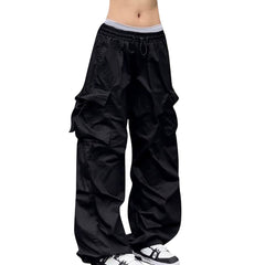 Drawstring Pocket Tech Joggers Trousers Pantalon InsStreet