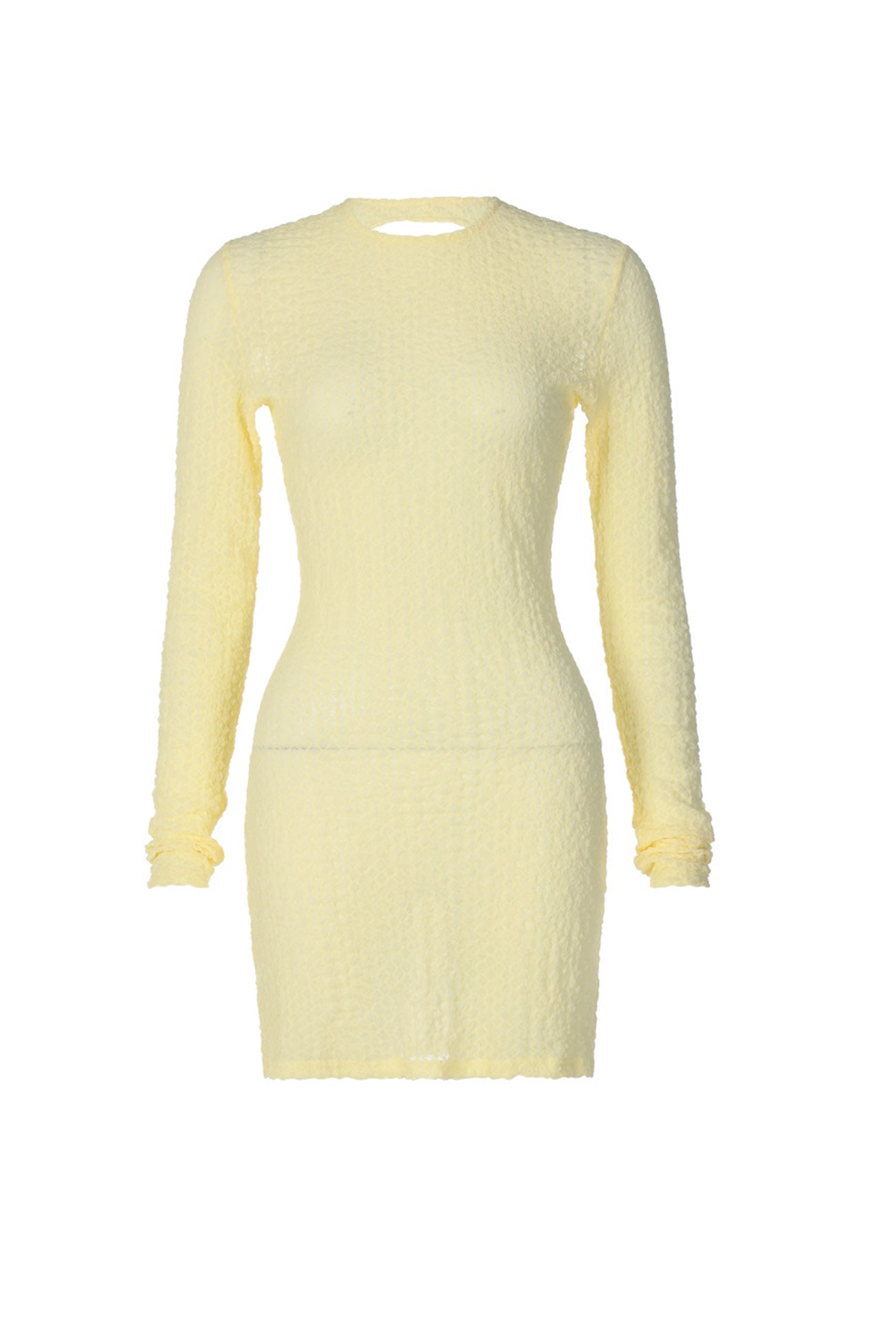 Yellow Tie-back Pack Hip Dress InsStreet