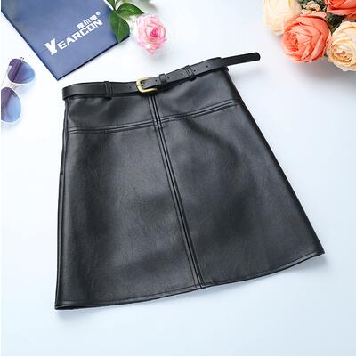 Women New Trend PU Leather Pencil Skirt InsStreet