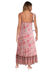 for Suspender Gown Flowered Bohemian Women InsStreet