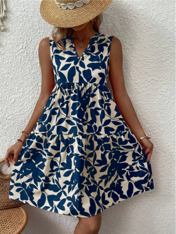 for Tiered Design Sleeveless Minidress Flowered Ruffle Women InsStreet