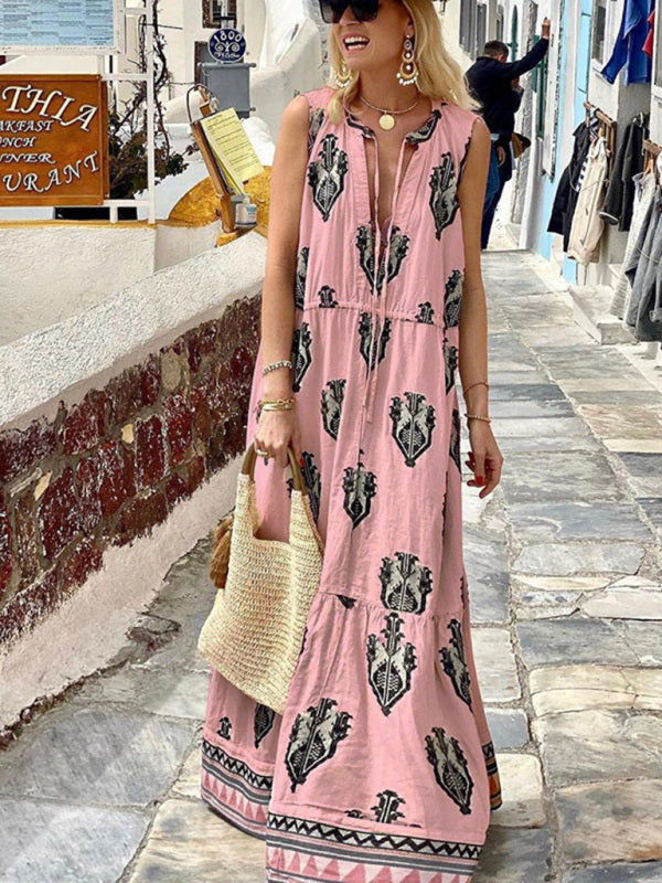 Gown for Design Full-Length Sleeveless Bohemian Women InsStreet