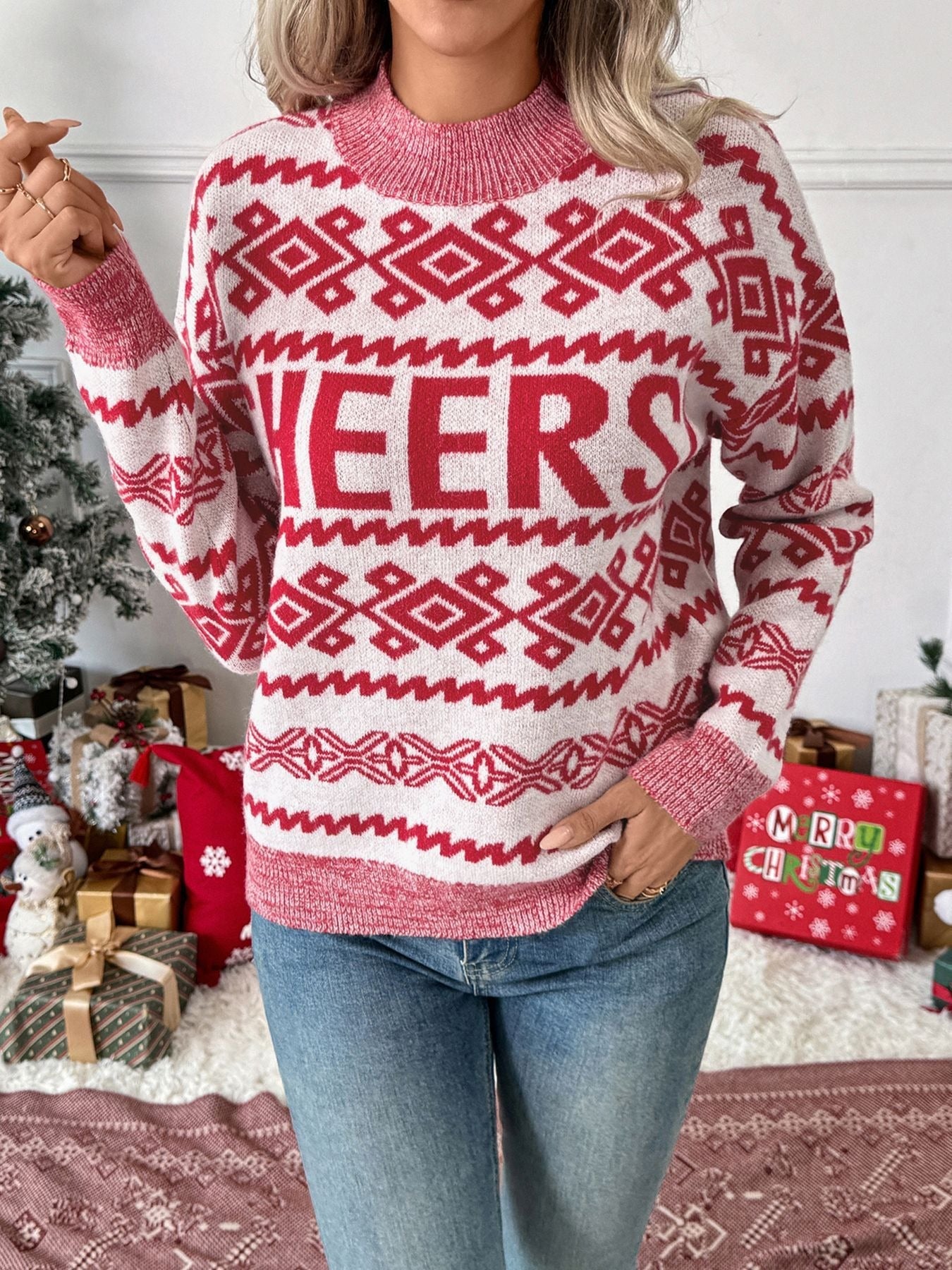 Christmas Crew Neck Sweater INSSTREET