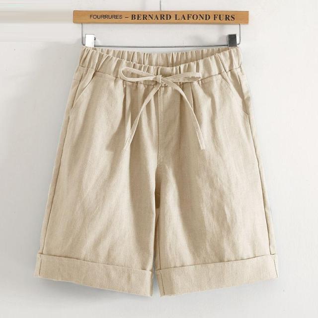 Fashion Elastic Waist Loose Shorts InsStreet