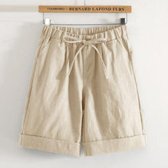 Fashion Elastic Waist Loose Shorts InsStreet