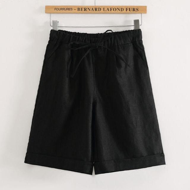 Fashion Elastic Waist Loose Shorts InsStreet