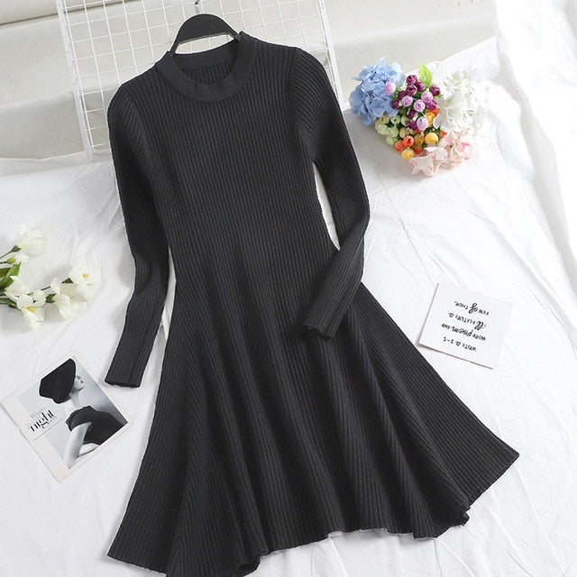 Irregular Hem Casual Dress InsStreet