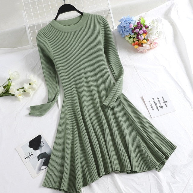 Irregular Hem Casual Dress InsStreet