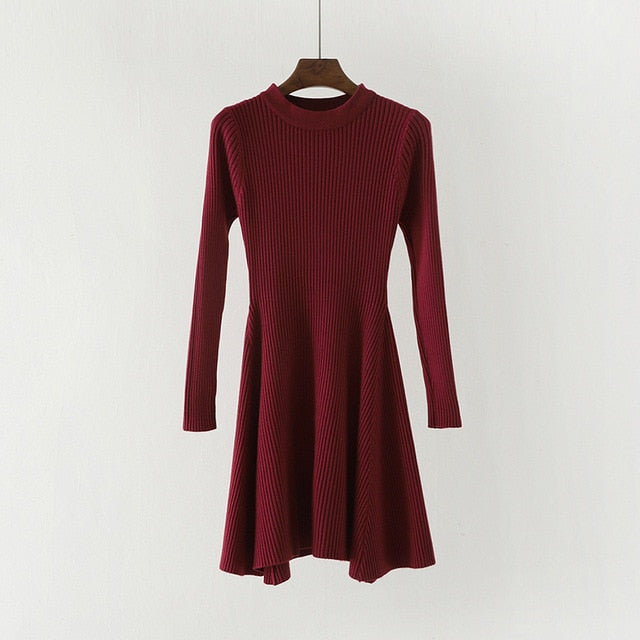 Irregular Hem Casual Dress InsStreet