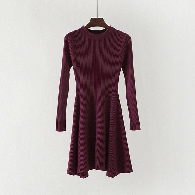 Irregular Hem Casual Dress InsStreet