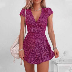 Fashion Dot Print Dress InsStreet