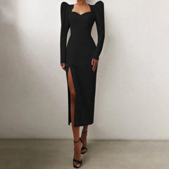 Sexy Women Midi Party Dress InsStreet