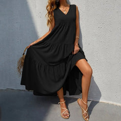 Long Sleeve Bohemian Maxi Dresses InsStreet