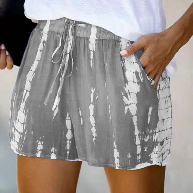 New Tie Dye Print Shorts InsStreet