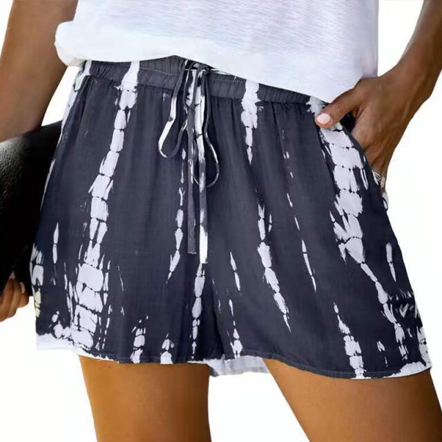 New Tie Dye Print Shorts InsStreet