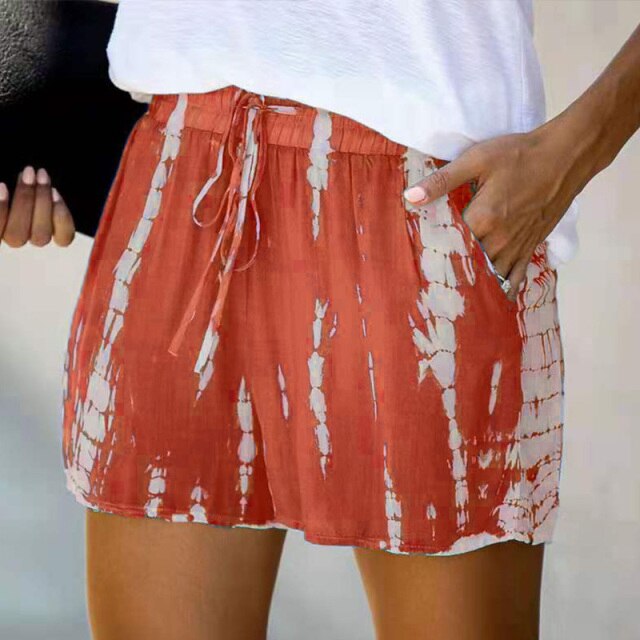 New Tie Dye Print Shorts InsStreet