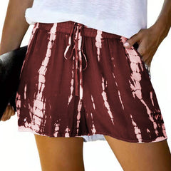 New Tie Dye Print Shorts InsStreet