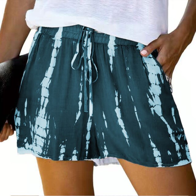 New Tie Dye Print Shorts InsStreet