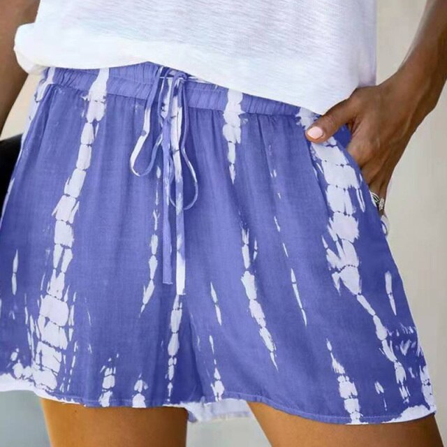 New Tie Dye Print Shorts InsStreet