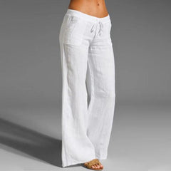 High Waist Casual Loose Wide Leg Pants InsStreet