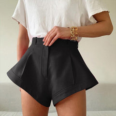 Wide Leg High Waist Loose Sexy Casual Shorts InsStreet