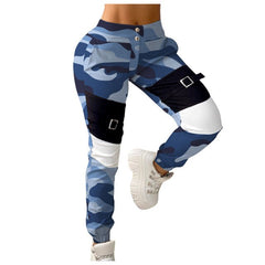 Stitching Camouflage Print Pants InsStreet