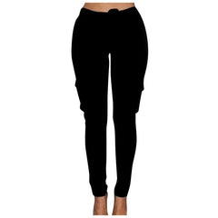 High Waist Elastic Joggers Lace-up Trousers InsStreet